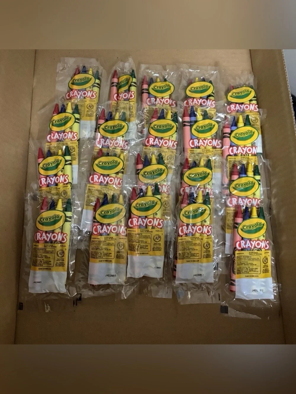 Crayola Party Crayon Favor Packs - Red, Blue, Green, Yellow